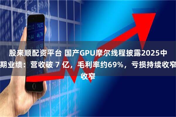 股来顺配资平台 国产GPU摩尔线程披露2025中期业绩：营收破 7 亿，毛利率约69%，亏损持续收窄